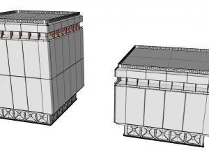 Sci-fi architecture 9 3D Model