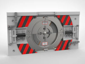 Научно-фантастическая дверь 16 3D Модель