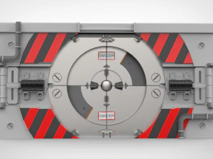 Sci fi door 16 3D Model