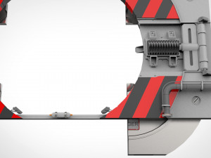 Sci fi door 16 Model 3D