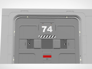 Sci fi door 17 3D Модель