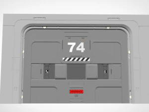 Sci fi door 17 3D Model