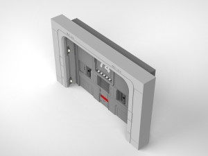 Sci fi door 17 3D Модель