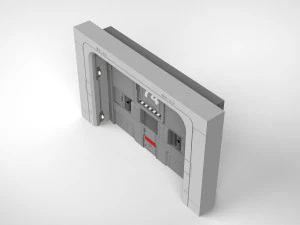 Sci fi door 17 3D Model
