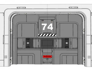 Sci fi door 17 3D Model