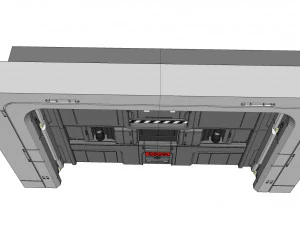 Sci fi door 17 3D Model