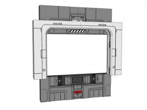 Sci fi door 17 3D Модель