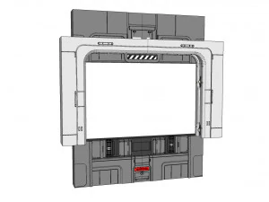 Sci fi door 17 3D Model