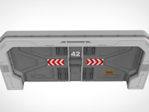 Sci fi door 18 3D मॉडल