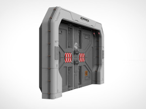 Sci fi door 18 3D मॉडल