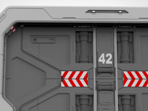 Sci fi door 18 3D मॉडल