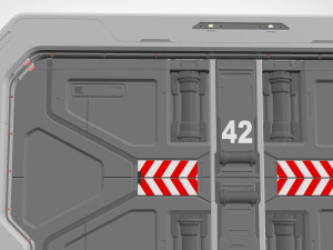 Sci fi door 18 3D मॉडल
