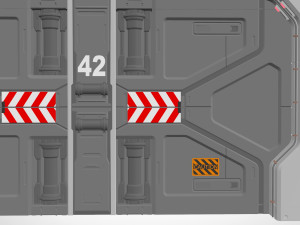Sci fi door 18 3D मॉडल