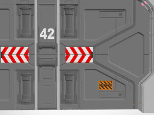 Sci fi door 18 3D Model