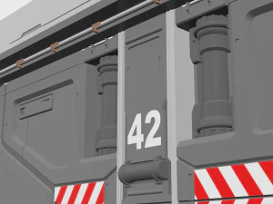 Sci fi door 18 3D Model