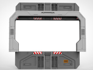 Sci fi door 18 3D मॉडल