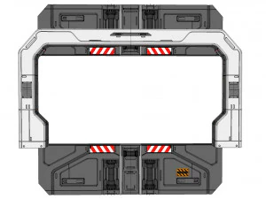 Sci fi door 18 3D Model