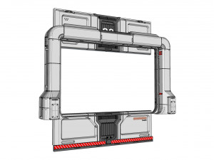 Sci fi door 19 Modelo 3D