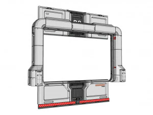 Sci fi door 19 3D Model
