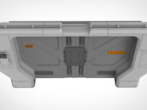Sci fi door 20 3D Model