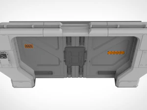 Sci fi door 20 3D Model
