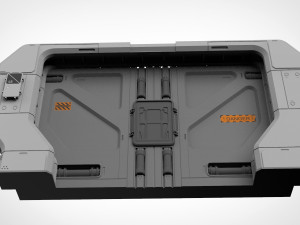 Sci fi door 20 3D Model