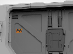 Sci fi door 20 3D Model