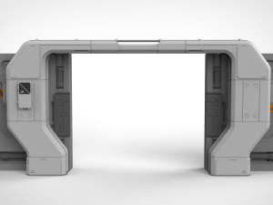 Sci fi door 20 3D Model