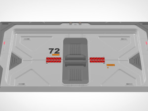 Sci fi door 21 3D Model