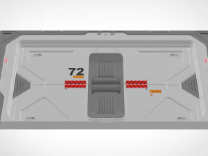 Sci fi door 21 3D Model