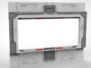 Sci fi door 21 3D Model