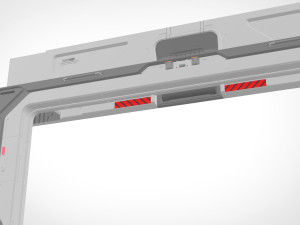 Sci fi door 21 3D Model