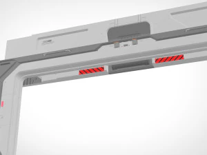 Sci fi door 21 3D Model