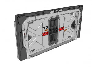 Sci fi door 21 3D Model