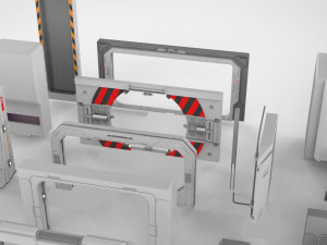 Sci-fi architecture elements collection 15 Modèle 3D