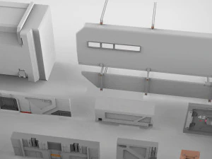 Sci-fi architecture elements collection 15 3D Model
