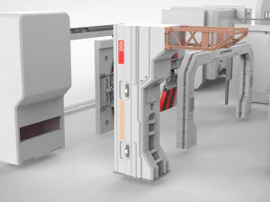 Sci-fi architecture elements collection 15 3D Model