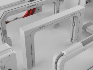 Sci-fi architecture elements collection 15 Modèle 3D