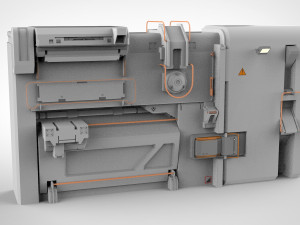 Sci-fi architecture kitbash 27 3D Model
