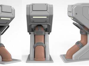 Sci-fi architecture kitbash 27 3D Model