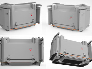 Sci-fi architecture kitbash 27 3D Model