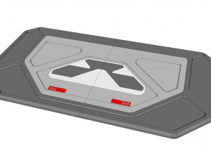 Sci-fi architecture kitbash 27 3D Model