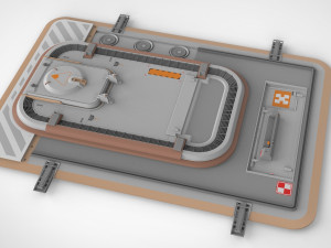 Sci-fi architecture kitbash 28 3D मॉडल
