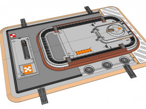 Sci-fi architecture kitbash 28 3D मॉडल