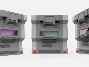 Sci-fi architecture kitbash 29 3D-Modell