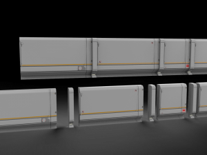 Sci-fi architecture kitbash 29 3D-Modell