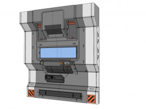 Sci-fi architecture kitbash 29 3D-Modell