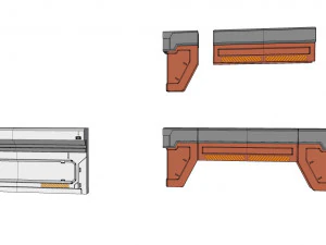 Kitbash de arquitetura de fic&ccedil;&atilde;o cient&iacute;fica 29 Modelo 3D