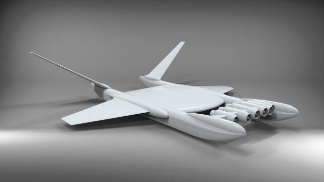 Ekranoplan sea launch 3D Model .c4d .max .obj .3ds .fbx .stl .blend 