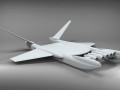 Ekranoplan sea launch 3D Model